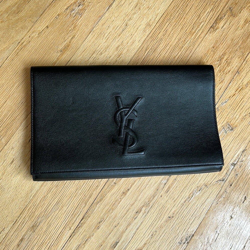 Authentic YSL Black Clutch